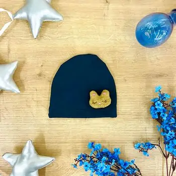 Bobix Baby Hats Little Animals Dark Blue ახალშობილის ქუდი