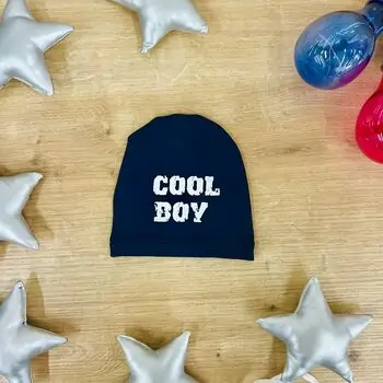 Bobix Baby Hats Cool Boy Dark Blue ახალშობილის ქუდი