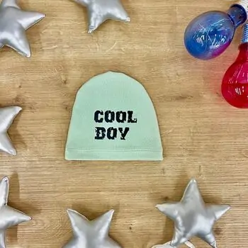 Bobix Baby Hats Cool Boy Light Green ახალშობილის ქუდი