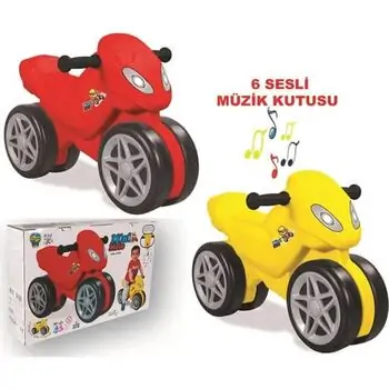 Pilsan Mini Moto 06 809 Red გადასაჯდომი მოტოციკლეტი, 2 image
