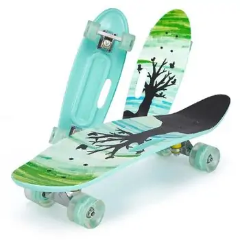 Penny Board Nature With LED Wheels პენიბორდი