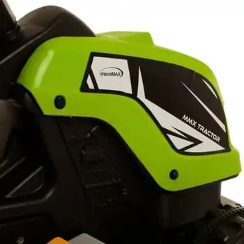 UJTOYS Tractor With Trailer Green სათამაშო ელექტრო ტრაქტორი მისაბმელით, 3 image