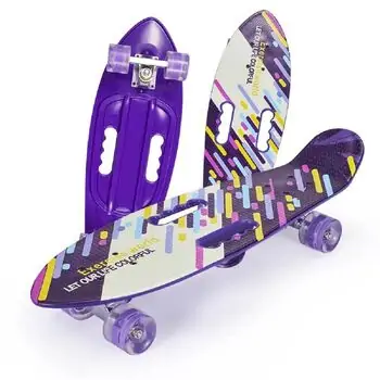 Penny Board Exercise World With LED Wheels პენიბორდი