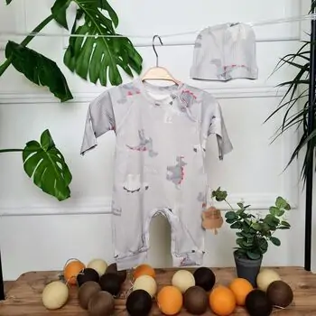 Jurassic World Romper Grey  - საბავშვო რომპერი