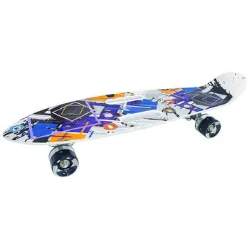 Penny Board Abstraction With LED Wheels პენიბორდი, 4 image