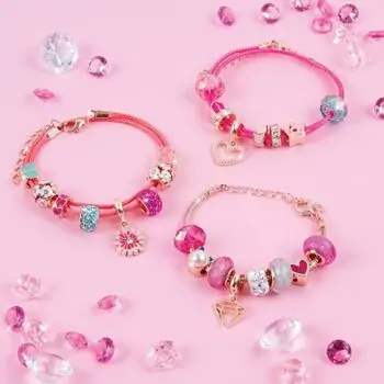 Make It Real HALO CHARMS BRACELETS THINK PINK 1722MR აქსესუარების გასაკეთებელი ნაკრები, 6 image