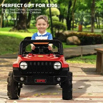Super 4x4 Jeep Red - ელექტრო მანქანა, 10 image