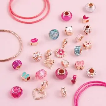 Make It Real HALO CHARMS BRACELETS THINK PINK 1722MR აქსესუარების გასაკეთებელი ნაკრები, 8 image