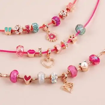 Make It Real HALO CHARMS BRACELETS THINK PINK 1722MR აქსესუარების გასაკეთებელი ნაკრები, 7 image