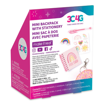 Make It Real 3C4G Mini Backpack with Stationery 12044MR მინი ზურგჩანთა აქსესუარებით, 2 image