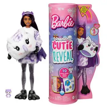Barbie Cutie Reveal Snowflake Sparkle Doll HJL62 - ბარბის თოჯინა