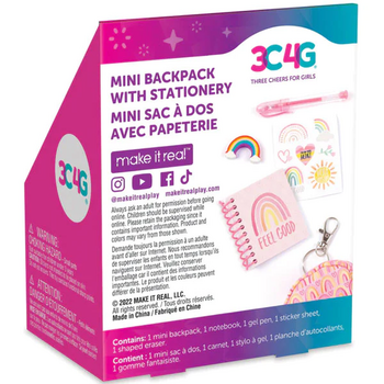 Make It Real 3C4G Mini Backpack with Stationery 12044MR მინი ზურგჩანთა აქსესუარებით, 4 image