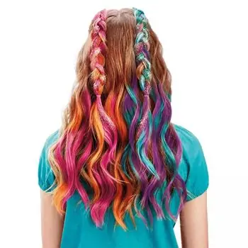 Cra-Z-Art Bold And Bright Color & Glitter Hair Extension Set თმის აქსესუარების ნაკრები, 5 image