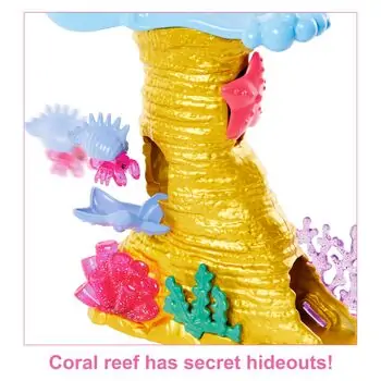 Barbie  Chelsea Mermaid Doll with 4 Pets Playset HHG58 - ბარბის თოჯინა, 4 image
