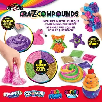 Cra Z Art Cra-Z-Compounds Set სათამაშო ტყლარწის ნაკრები, 8 image