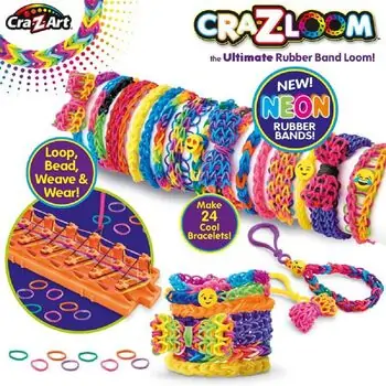 Cra-Z-Art The Ultimate Rubber Band Loom დასაწნავი რეზინები, 5 image