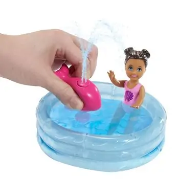 BARBIE BABYSITTER POOL AND TODDLER GRP39 ბარბის თოჯინა აქსესუარებით, 2 image