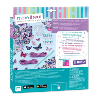Make It Real Sticker Chic: Butterfly Bling - ფეხსაცმლის აქსესუარების ნაკრები, 2 image