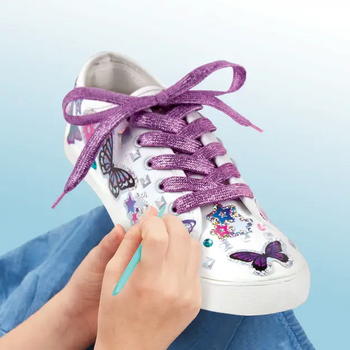 Make It Real Sticker Chic: Butterfly Bling - ფეხსაცმლის აქსესუარების ნაკრები, 5 image
