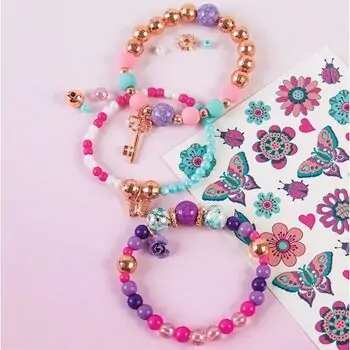 Make It Real Bedazzled! Charm Bracelets Blooming Creativity - აქსესუარების გასაკეთებელი ნაკრები, 4 image