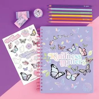 Make It Real 3C4G Butterfly All-In-1 Sketching Set - საბავშვო სკეტჩბუქი, 2 image