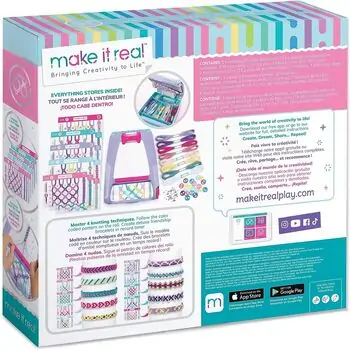 Make It Real Friendship Bracelet Maker - აქსესუარების გასაკეთებელი ნაკრები, 7 image