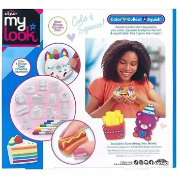 Cra Z Art 3 in 1 Mini-Mazing Squeezie Cuties გასაფერადებელი ფიგურები, 4 image