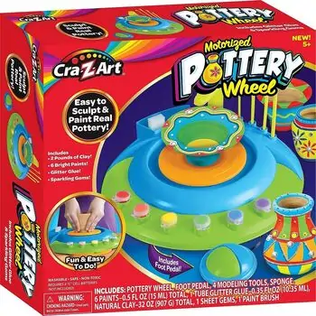 Cra Z Art Motorized Pottery Wheel ჭურჭლის დასამზადებელი ბორბალი