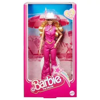 Barbie Movie Pink Cowboy Dress Up Doll - ბარბის საკოლექციო თოჯინა, 6 image