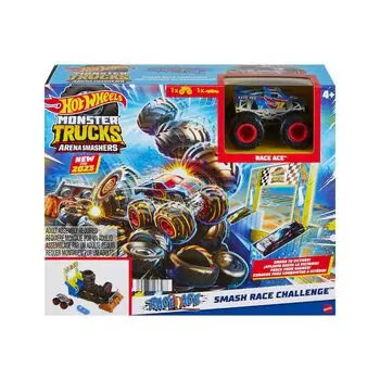 Hot Wheels Monster Trucks Arena World Bone Shaker Tire Challenge HNB87 - ჰოთ ვილსის ტრასა