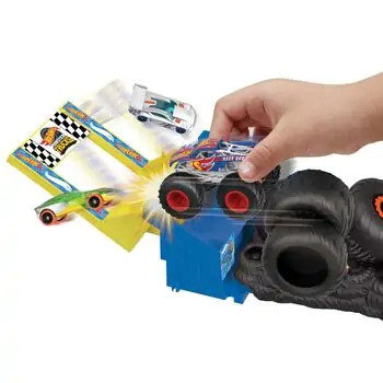 Hot Wheels Monster Trucks Arena World Bone Shaker Tire Challenge HNB87 - ჰოთ ვილსის ტრასა, 2 image