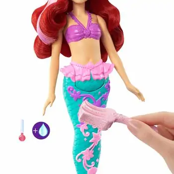 Disney Princess Color Splash Ariel პრინცესა არიელის თოჯინა, 5 image
