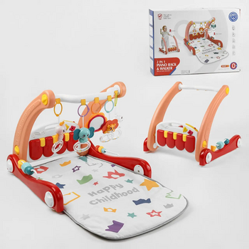Birlik Toys 2In1 Activity Carpet And First Walker - განსავითარებელი ხალიჩა/ვოლქერი