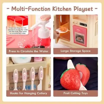 Dream Kitchen With Accessories  -  ფუნქციური სათამაშო სამზარეულო, 8 image