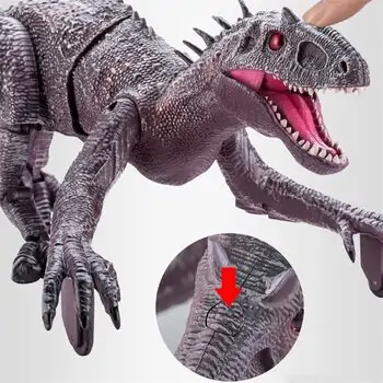 Remote Control Dinosaur სათამაშო დინოზავრი დისტანციური მართვით და ორთქლის გამოშვების ეფექტით, 4 image