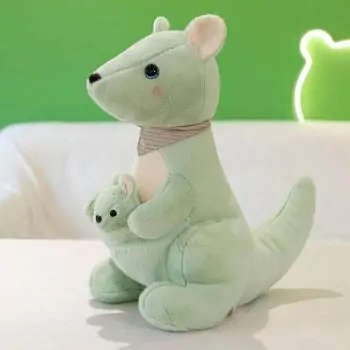 Fluffy Cangaroo Mint - რბილი სათამაშო კენგურუ