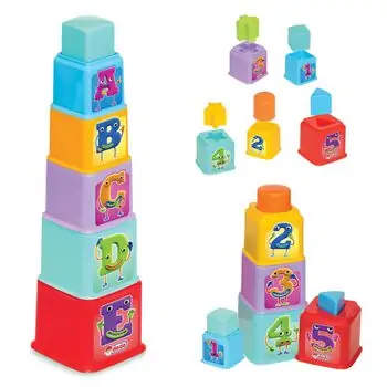Dede Square Tower 03464 - საბავშვო სათამაშო კუბიკები, 2 image