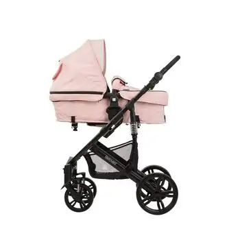 KikkaBoo Beloved Pink 3in1 ახალშობილის ეტლი, 12 image