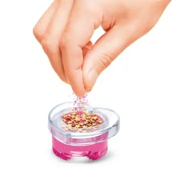 Cra-Z-Art Barbie Sparkling Sweet Heart Lip Gloss Lockets საბავშვო გლოსის ნაკრები, 4 image
