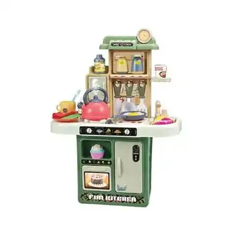Deluxe Kitchen Green - ფუნქციური სათამაშო სამზარეულო