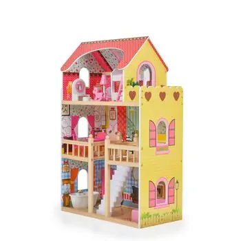 Moni Wooden Doll House Emily - ხის სათამაშო სახლი, 10 image