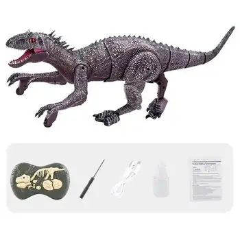 Remote Control Dinosaur სათამაშო დინოზავრი დისტანციური მართვით და ორთქლის გამოშვების ეფექტით, 2 image