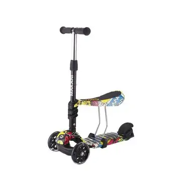 Makani Scooter 3 in 1 Ride and Skate Train ტრანსფორმერი სკუტერი (სამაკატი)