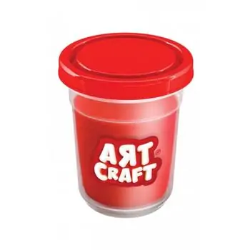 Dede Art Craft Single Dough Pot Red 03586 საბავშვო პლასტელინი