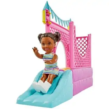 Barbie Skipper Babysitters Inc. Bounce House Playset With Dolls & Accessories ბარბის თოჯინა აქსესუარებით, 3 image