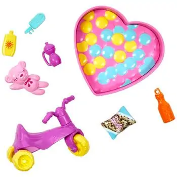 Barbie Skipper Babysitters Inc. Bounce House Playset With Dolls & Accessories ბარბის თოჯინა აქსესუარებით, 4 image