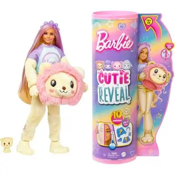 Barbie Cutie Reveal Cozy Cute Tees Series თოჯინა ფერის ტრანსფორმაციით