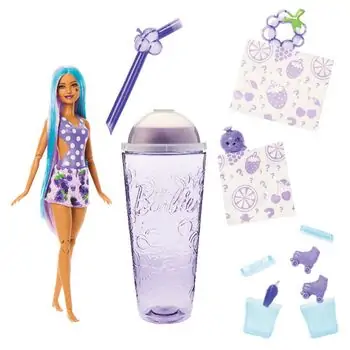 Barbie Pop Color Reveal Juicy Fruits თოჯინა ფერის ტრანსფორმაციით