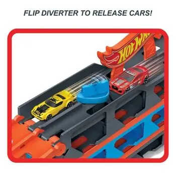 Hot Wheels Speedway Hauler მანქანების გადამყვანი მეგა ტრეილერი, 4 image