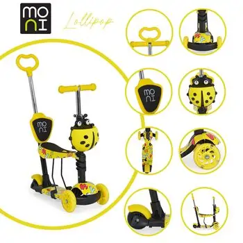 Byox Scooter Lollipop Yellow სკუტერი (სამაკატი)